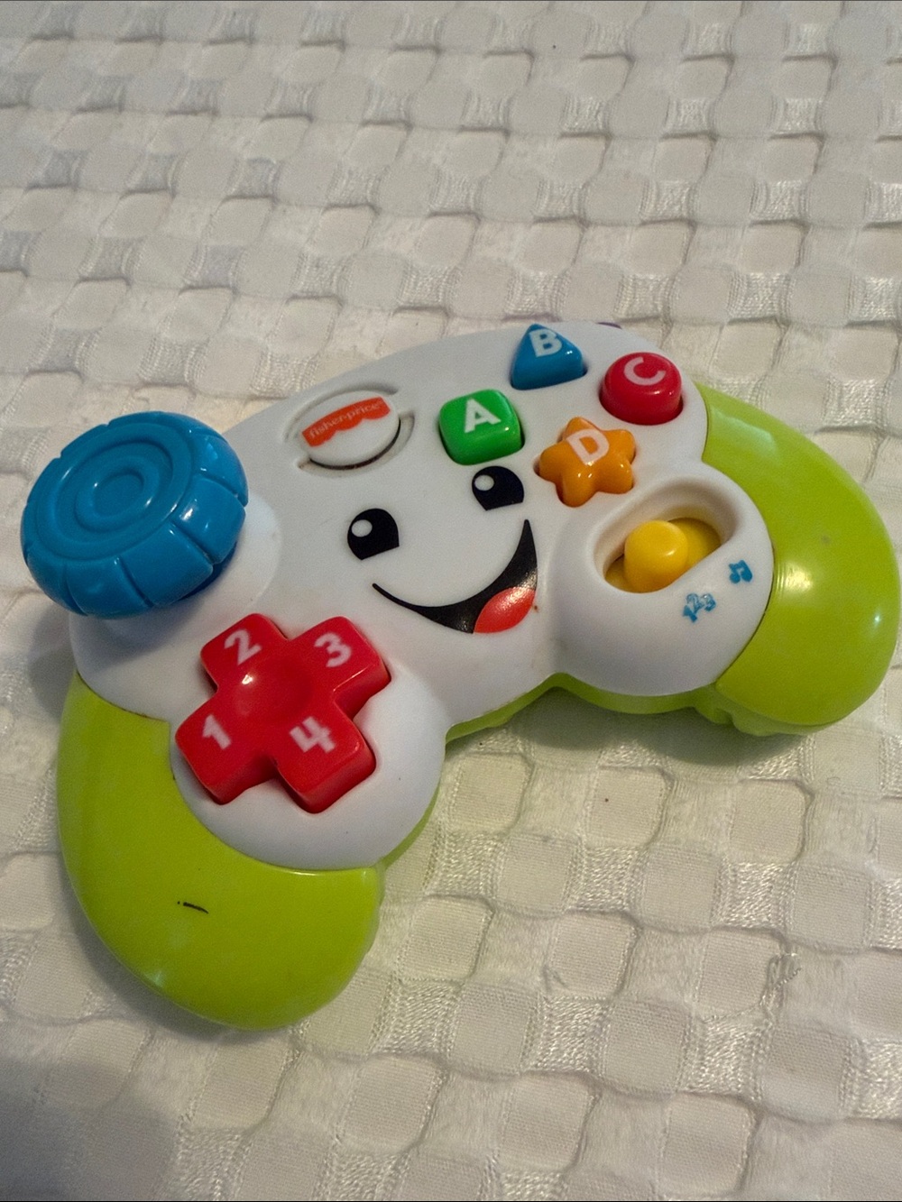Fisher-Price White, Green, Blue and Red Learning Game Controller